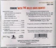 Davis, Miles Quintet DCC Gold CD
